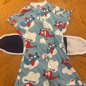 Zipadee Zip Blue Airplane Size XS 3-6 Months & Belly Band
